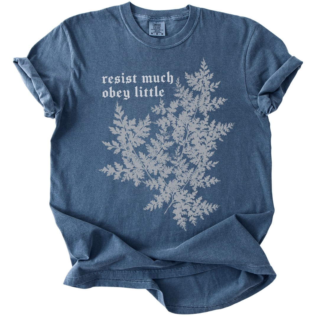 Resist Much Obey Little Fern Tee