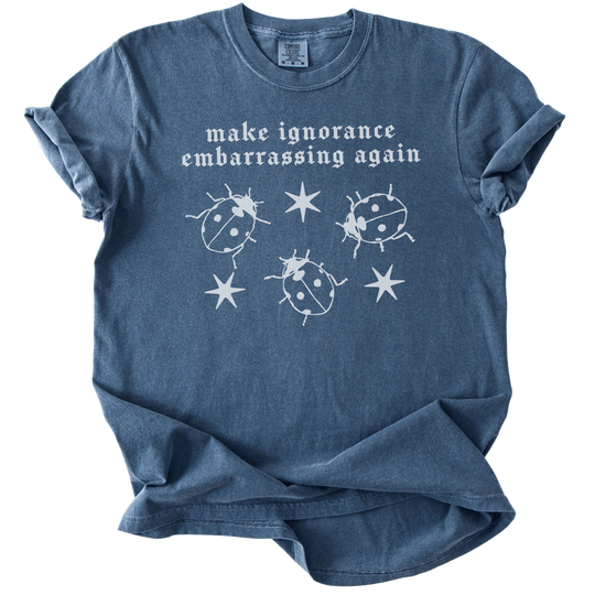 Ladybug Make Ignorance Embarrassing Again Tee