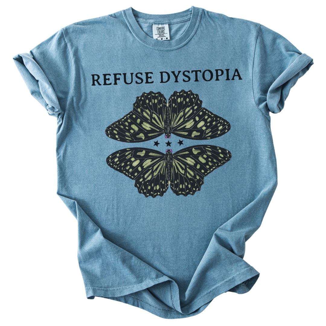Refuse Dystopia Butterfly Tee