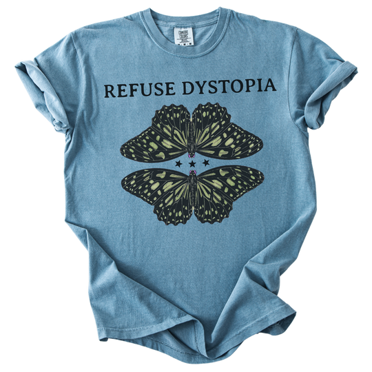 Refuse Dystopia Butterfly Tee