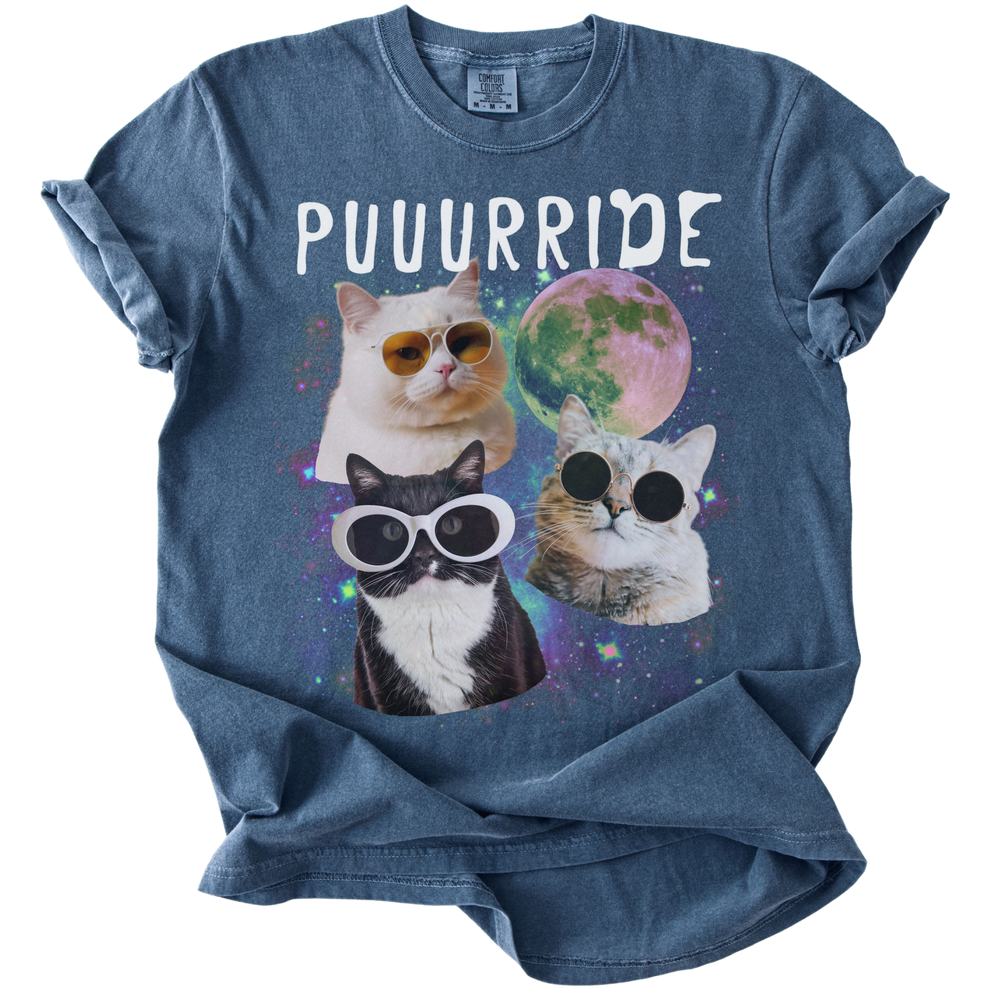 Puuurride Cats in Space Tee