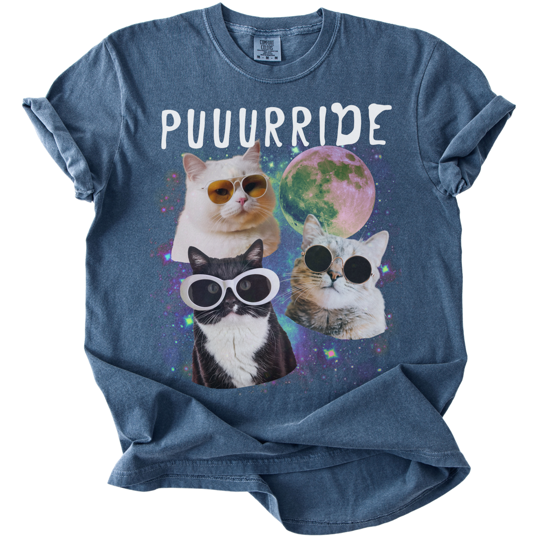 Puuurride Cats in Space Tee