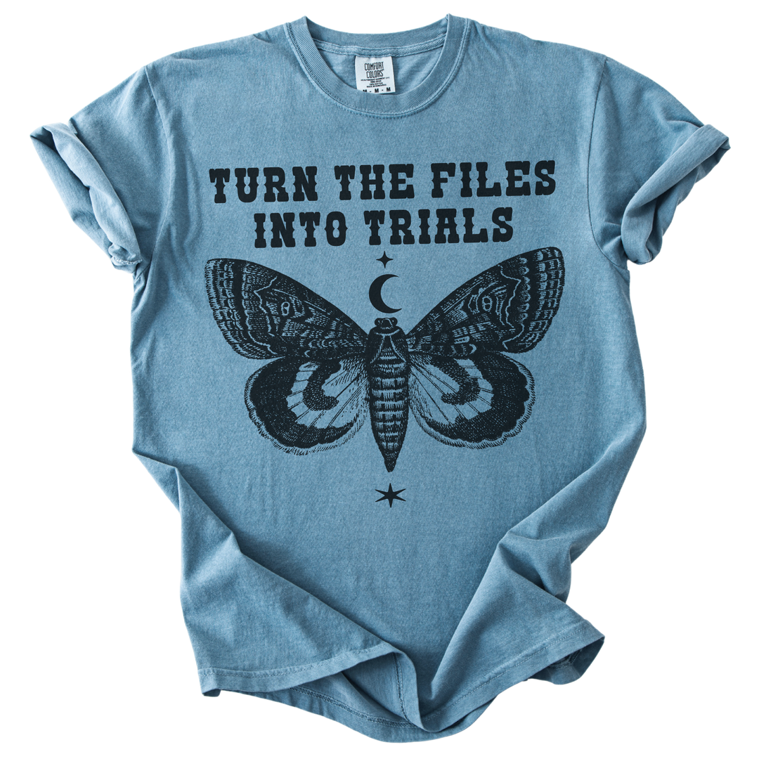 Turn The Files Into Trials Moth Tee