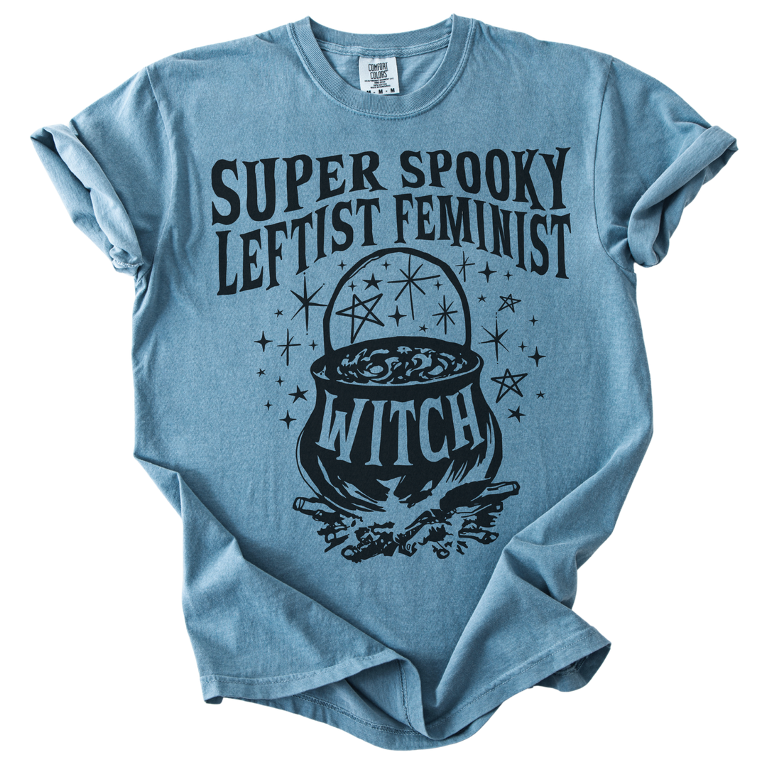 Super Spooky Leftist Feminist Tee