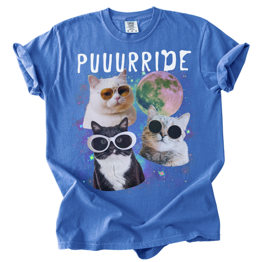 Puuurride Cats in Space Tee