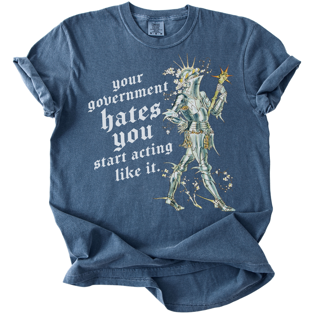 Your Government Hates You Knight Tee