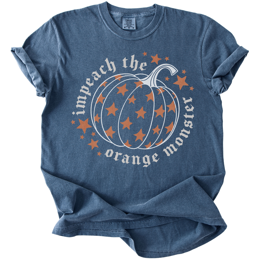 Impeach The Orange Monster Pumpkin Tee