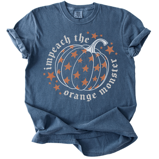 Impeach The Orange Monster Pumpkin Tee