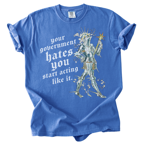 Your Government Hates You Knight Tee