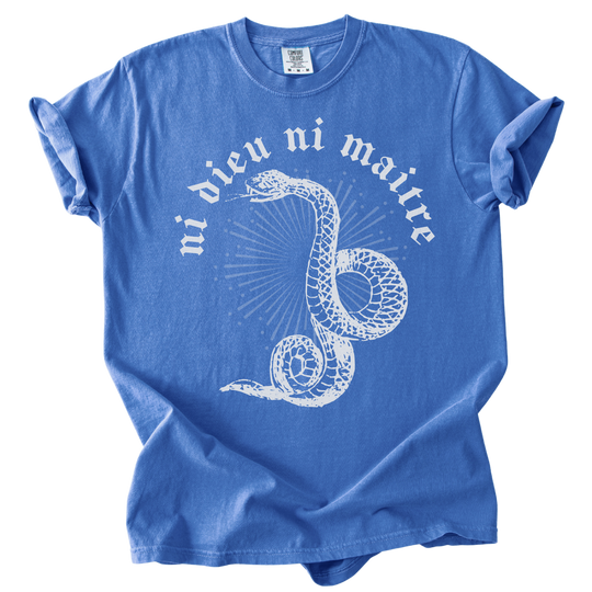 Ni Dieu Ni Maitre Snake Tee
