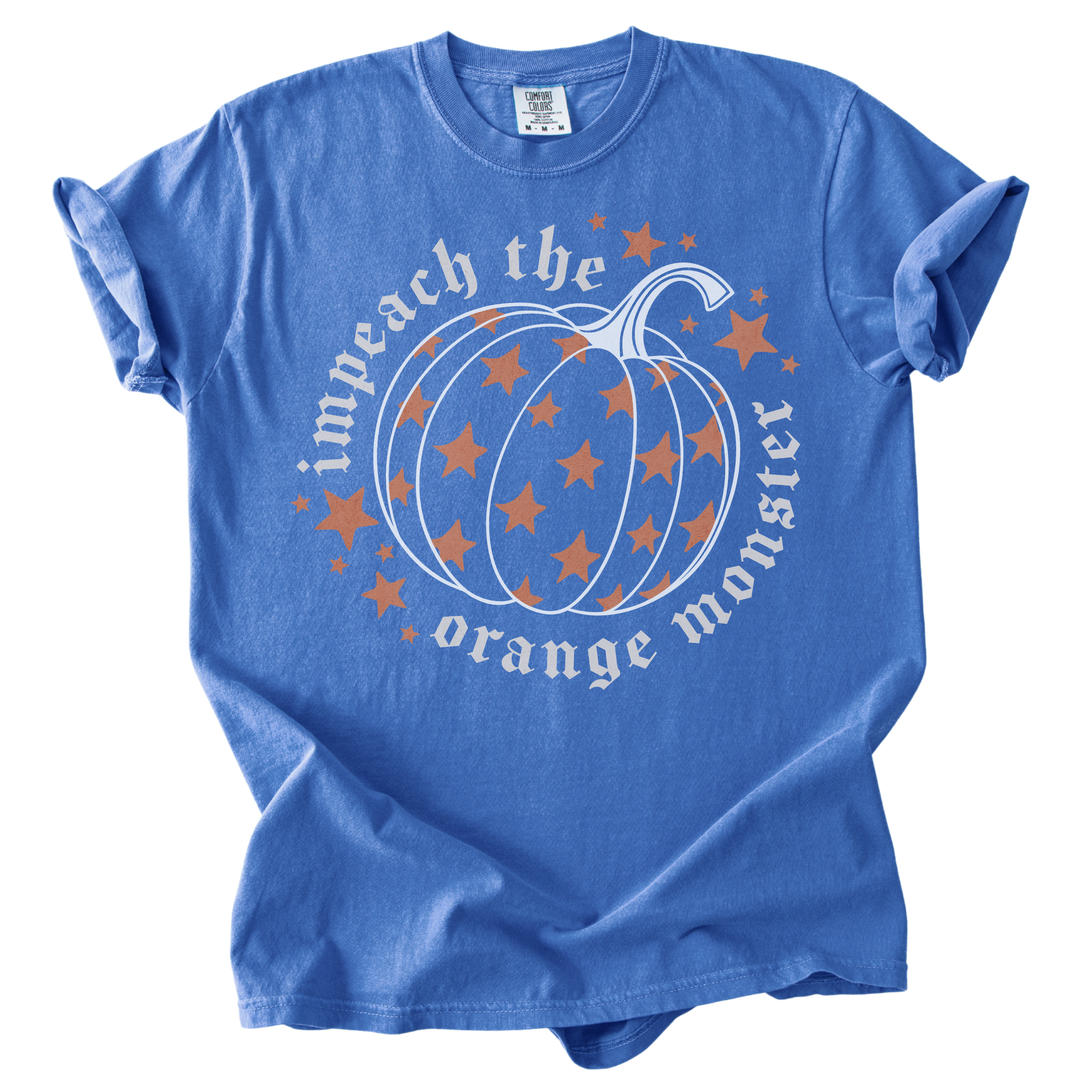 Impeach The Orange Monster Pumpkin Tee