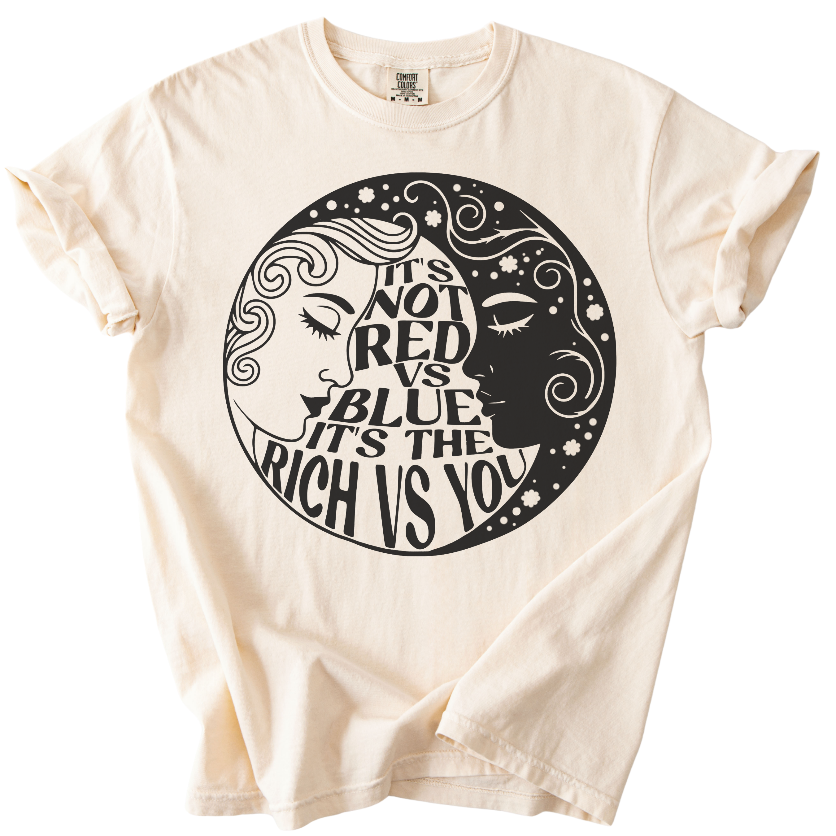 Not Red Vs Blue It's Rich Vs You Tee