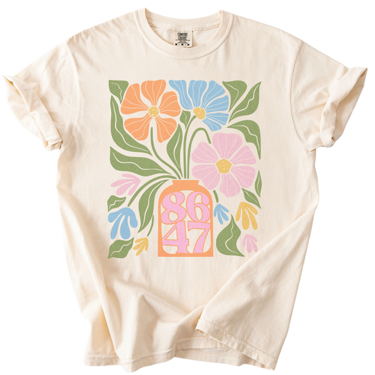 86 47 Pastel Floral Tee