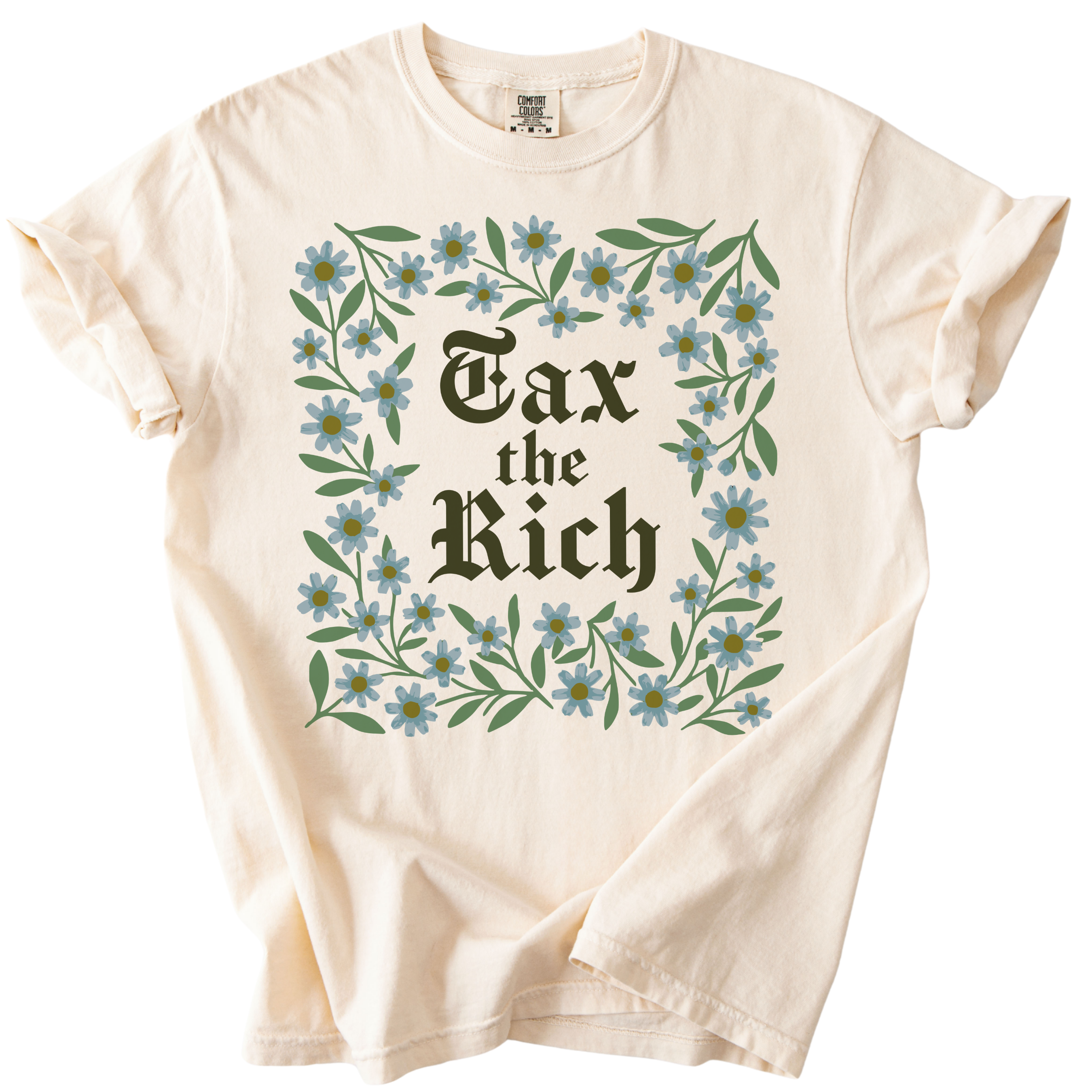Tax The Rich Floral Tee