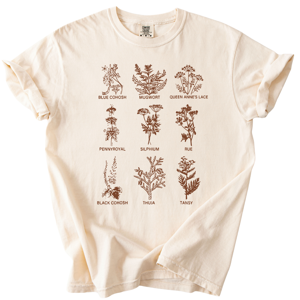 Subtle Pro Choice Abortion Herbs Tee