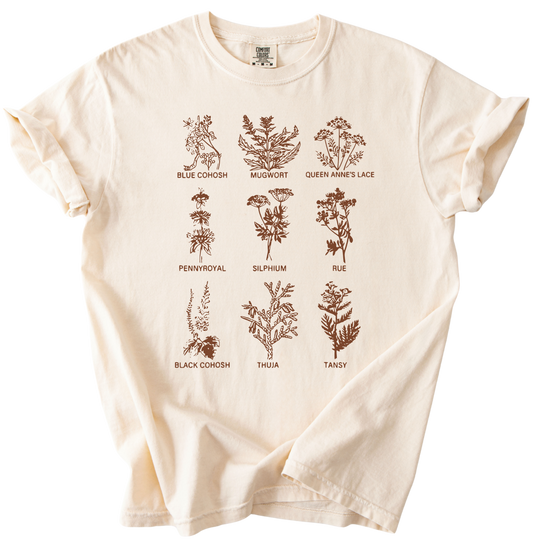 Subtle Pro Choice Abortion Herbs Tee