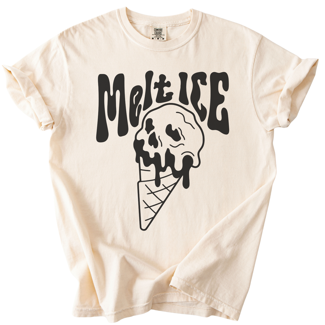 Melt Ice Ice Cream Skull Tee