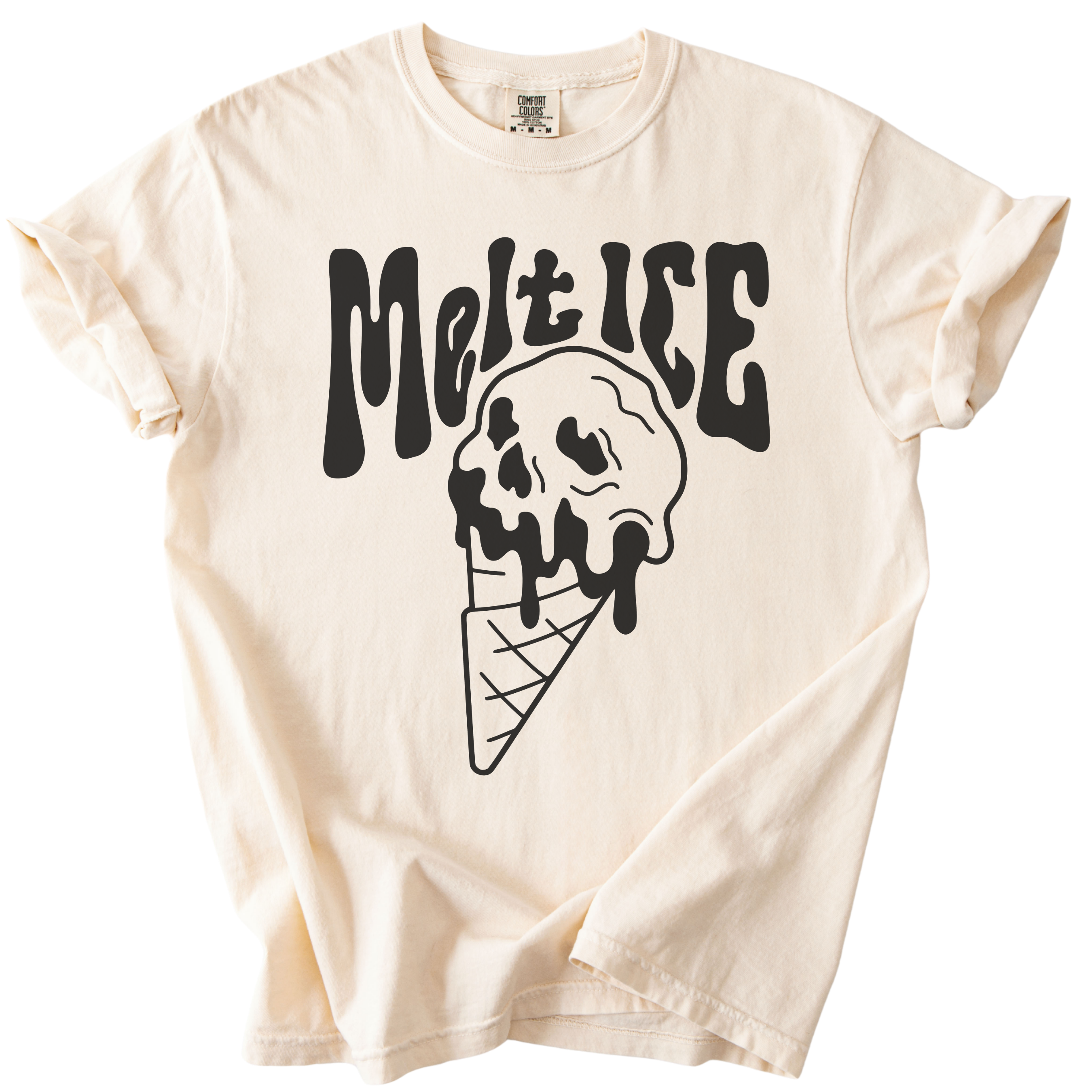 Melt Ice Ice Cream Skull Tee