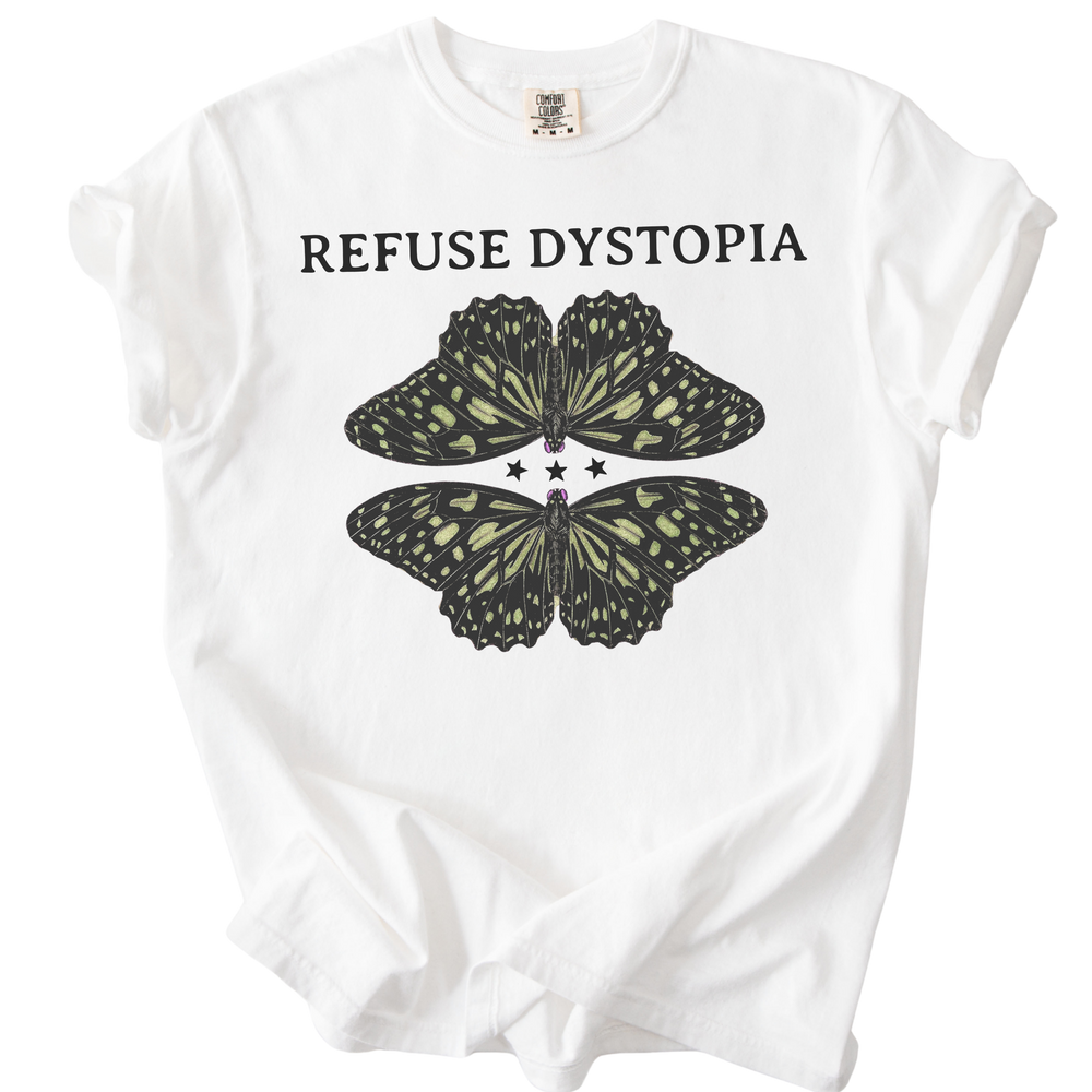 Refuse Dystopia Butterfly Tee