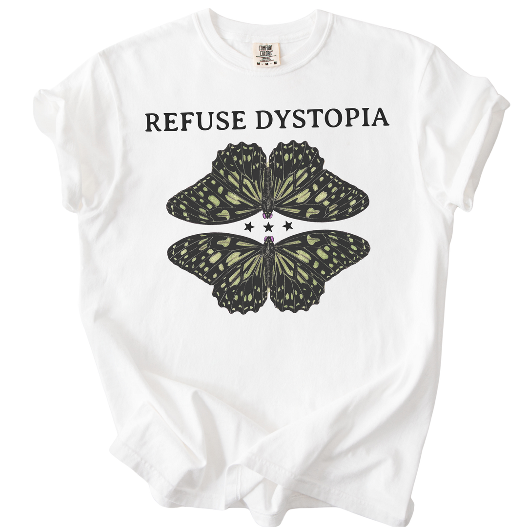 Refuse Dystopia Butterfly Tee
