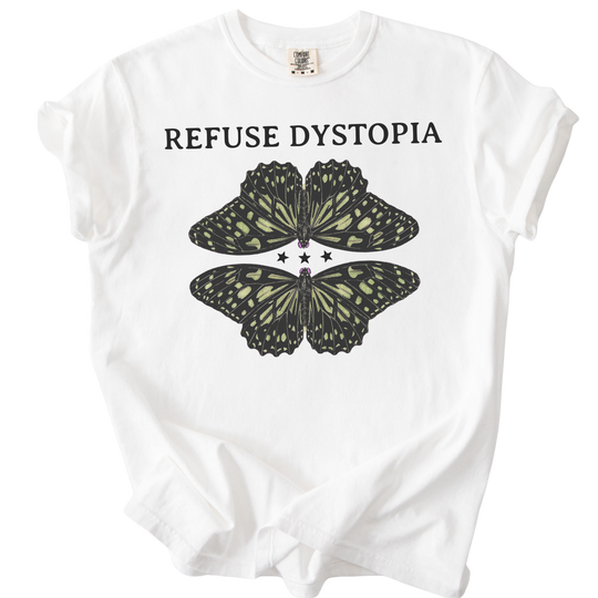 Refuse Dystopia Butterfly Tee