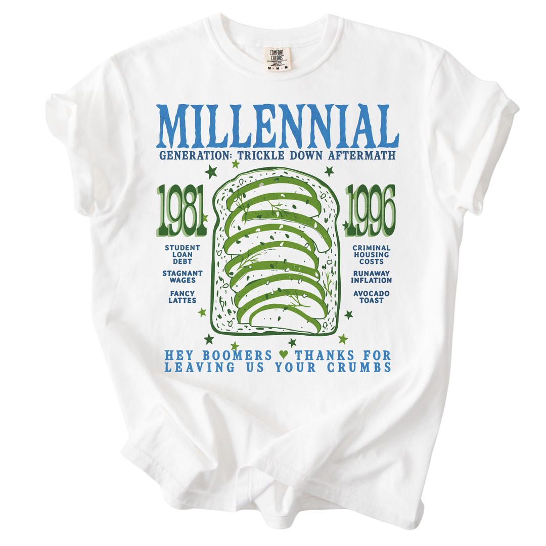 Millennial Generation: Trickle Down Aftermath Tee