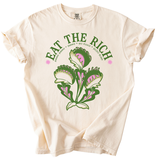 Eat The Rich Venus Fly Trap Tee