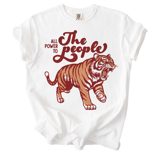 All Power to The People Tiger Tee