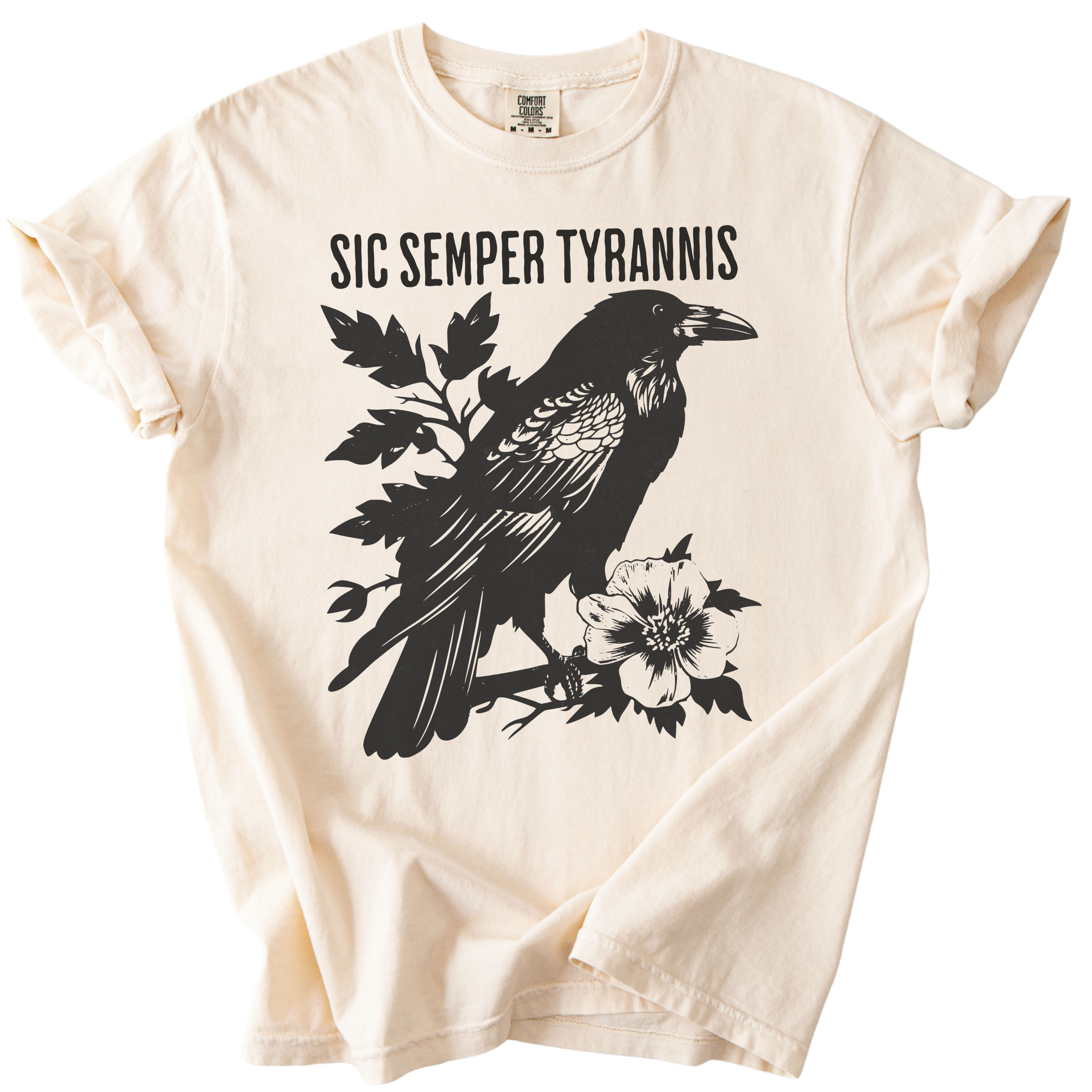 Sic Semper Tyrannis Raven Tee