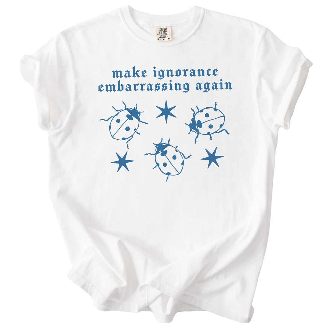 Ladybug Make Ignorance Embarrassing Again Tee