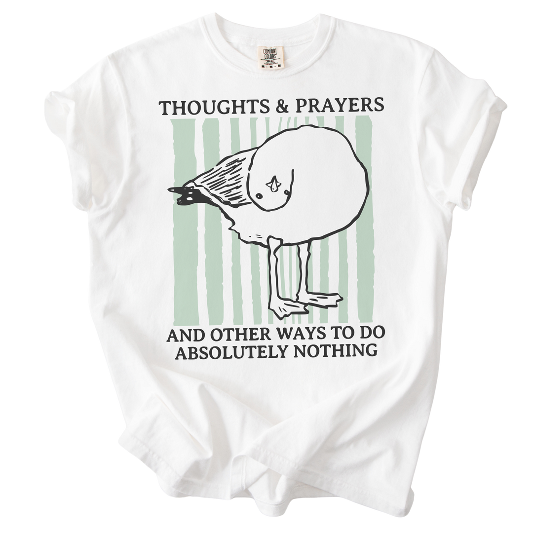 Seagull Thoughts &amp; Prayers Tee
