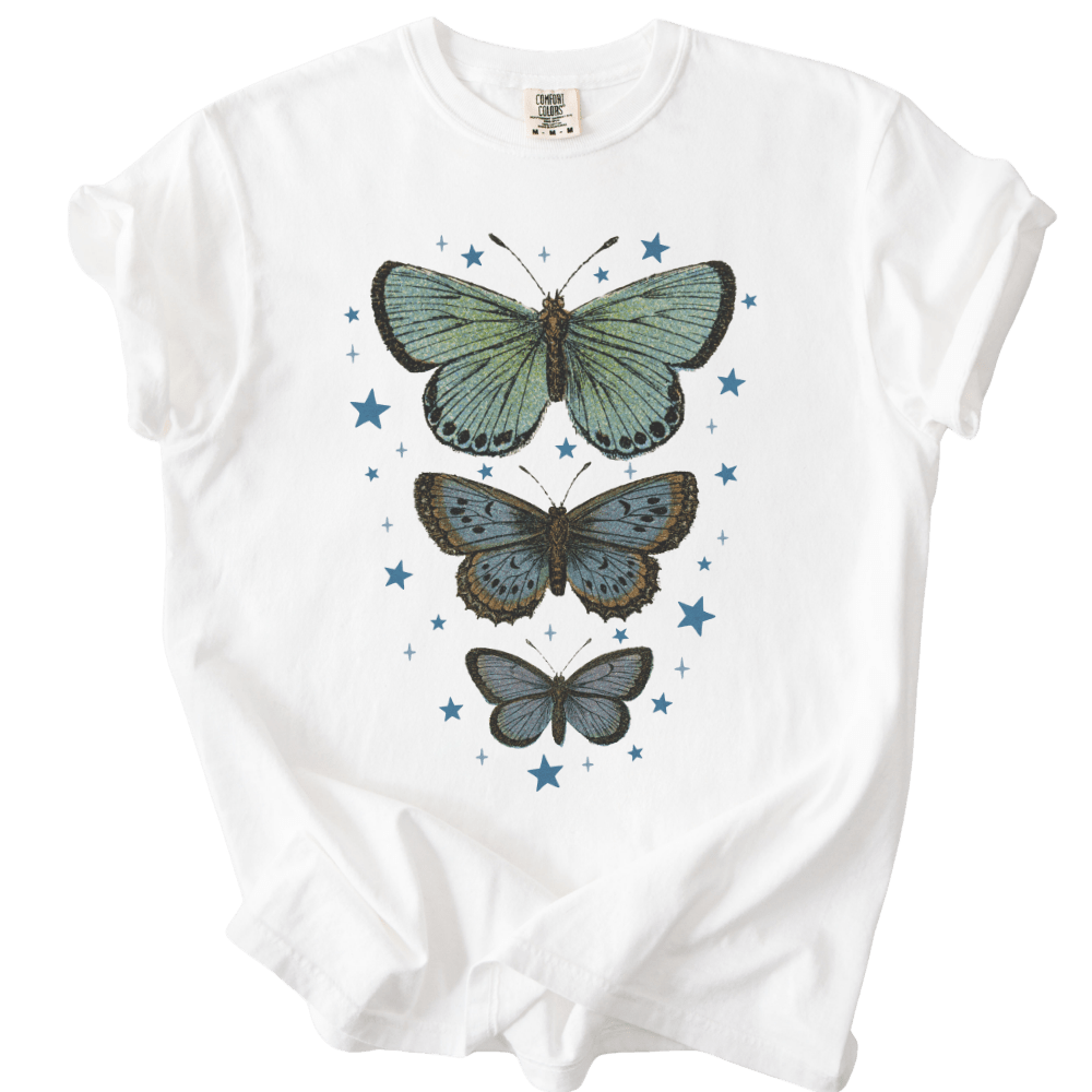 3 Butterflies Tee - The Rogue Petal Co. - T-Shirt