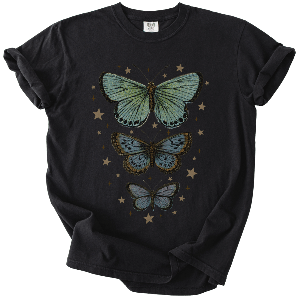 3 Butterflies Tee - The Rogue Petal Co. - T-Shirt