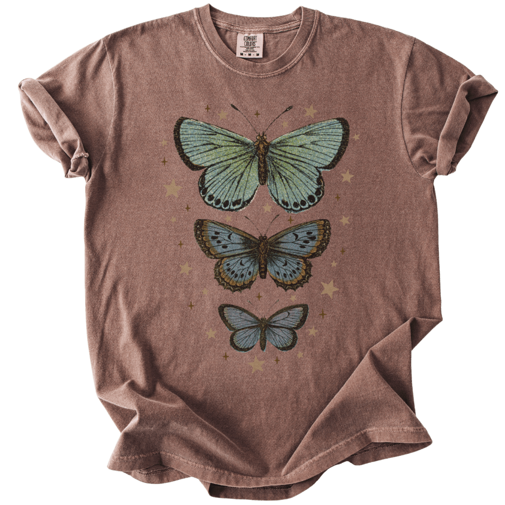 3 Butterflies Tee - The Rogue Petal Co. - T-Shirt