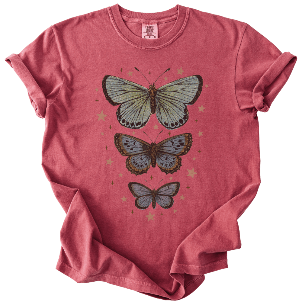 3 Butterflies Tee - The Rogue Petal Co. - T-Shirt