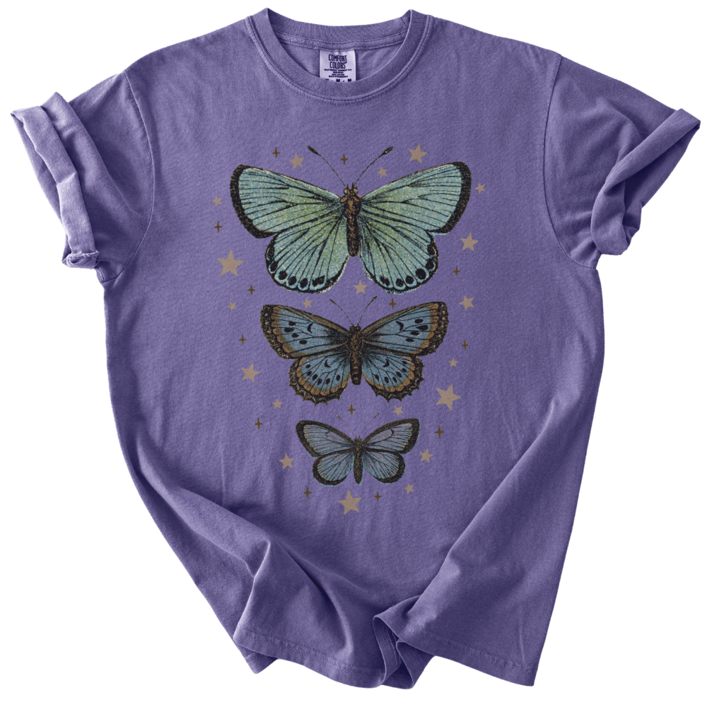 3 Butterflies Tee - The Rogue Petal Co. - T-Shirt