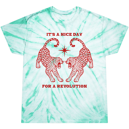 Nice Day For A Revolution Tie-Dye Tee