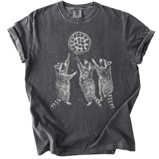 Raccoons &amp; A Pizza Moon Tee