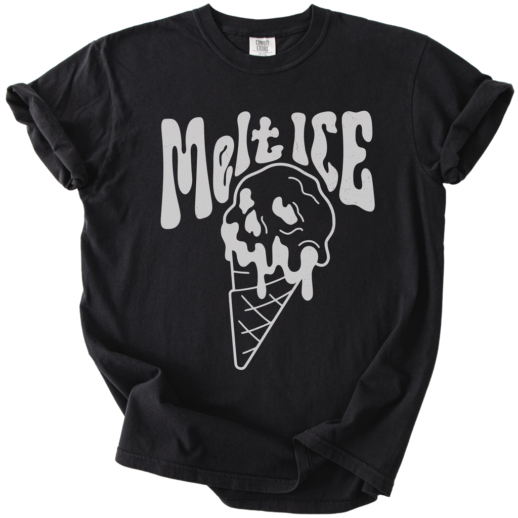 Melt Ice Ice Cream Skull Tee