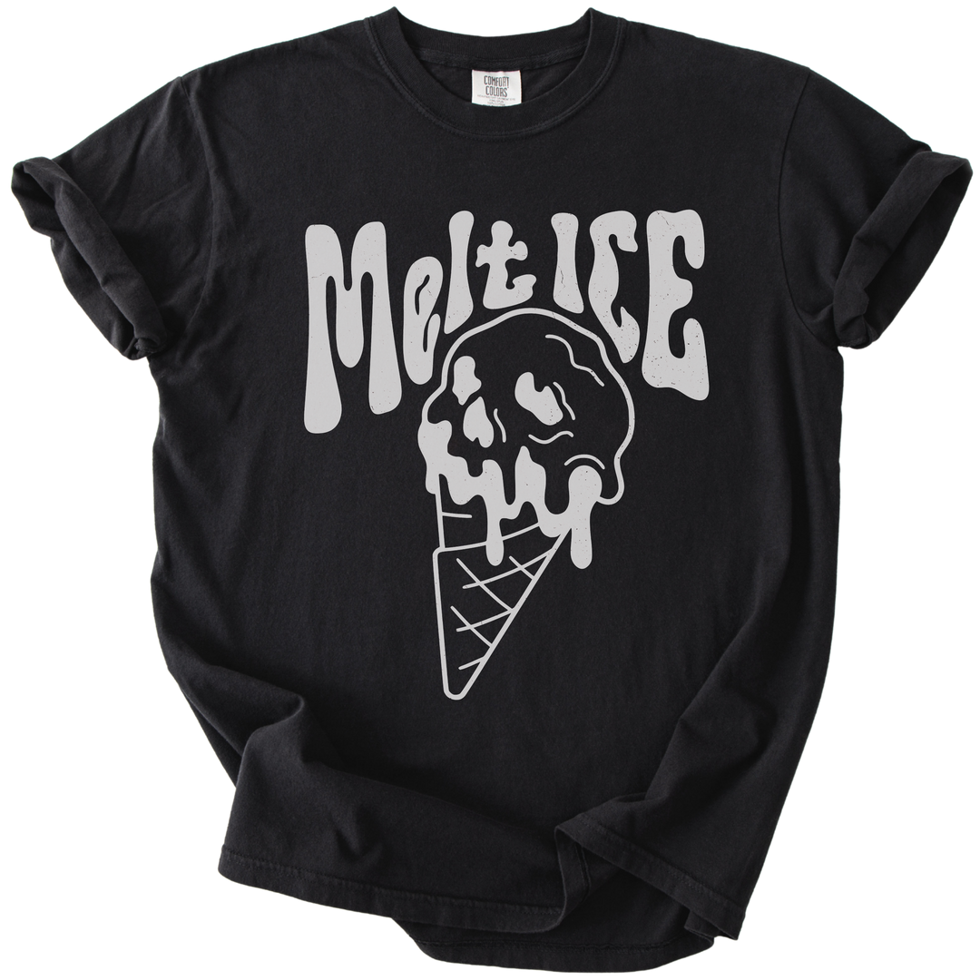 Melt Ice Ice Cream Skull Tee