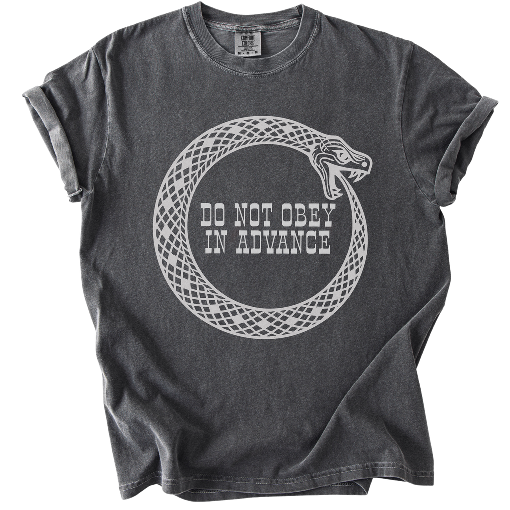 Do Not Obey in Advance Snake Tee