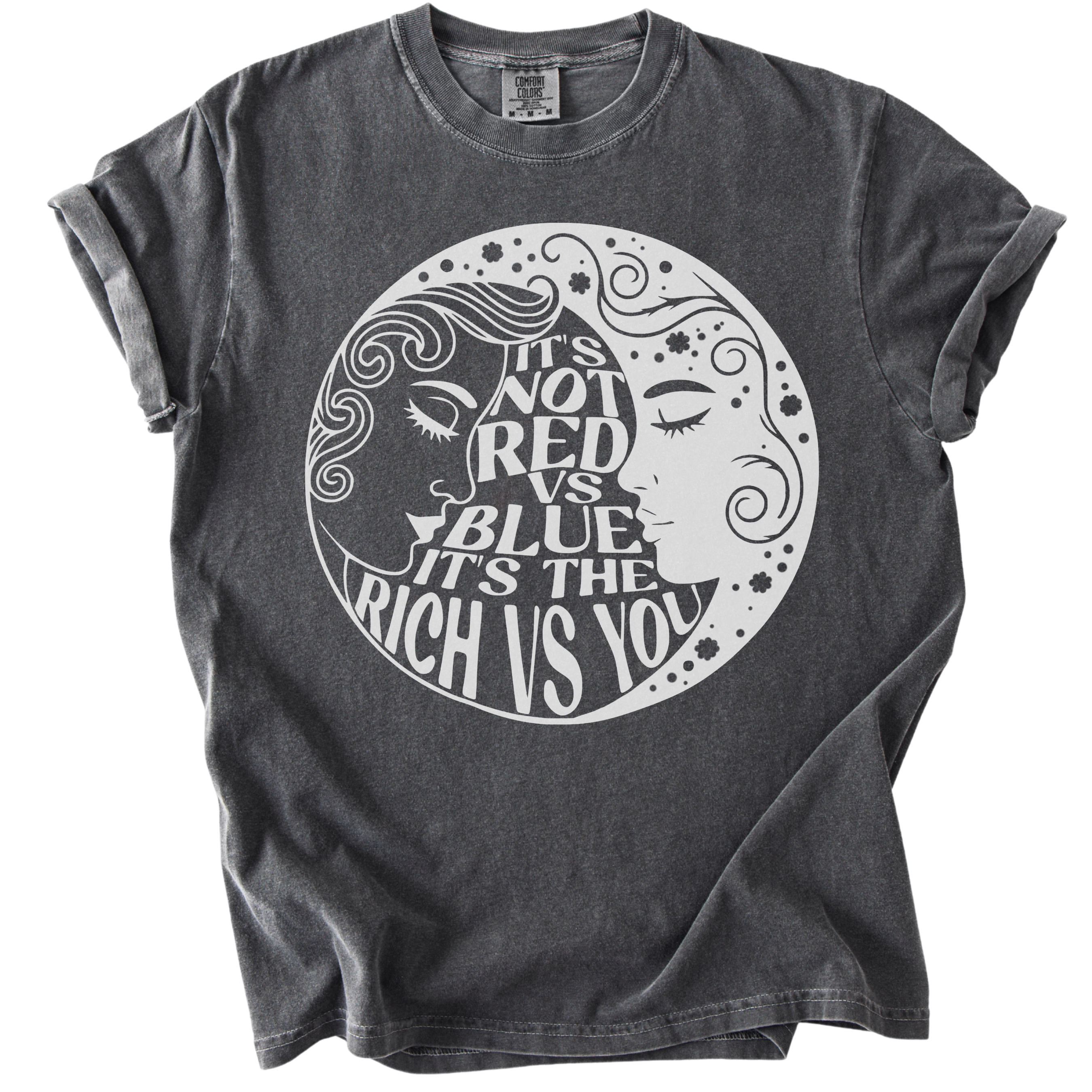 Not Red Vs Blue It's Rich Vs You Tee