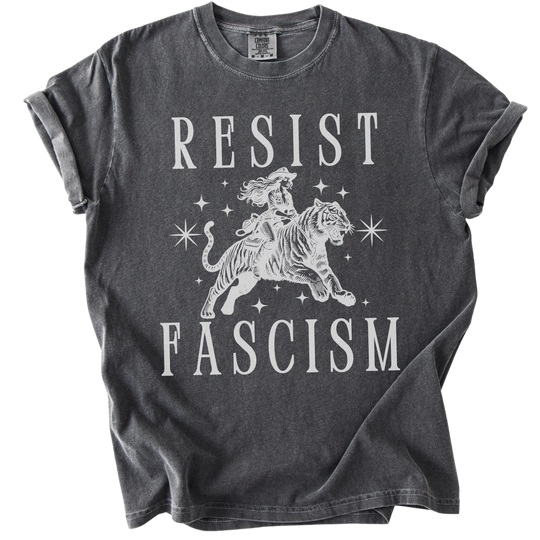 Resist Fascism Cowgirl Tee