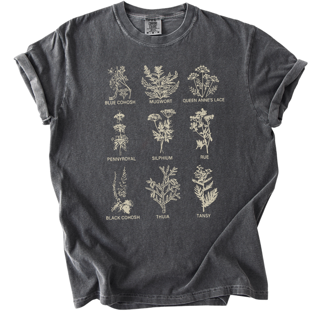 Subtle Pro Choice Abortion Herbs Tee