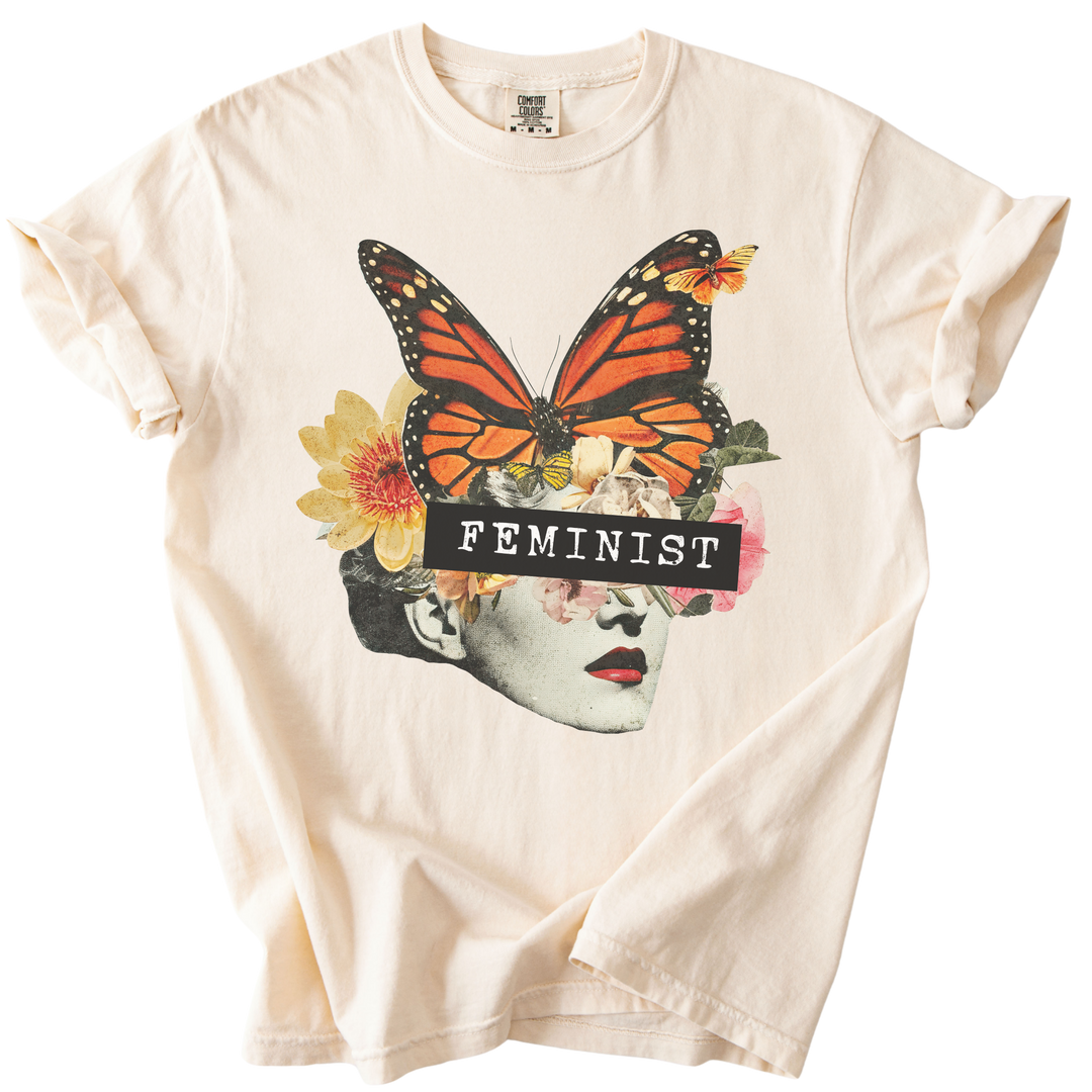 Feminist Butterfly Tee