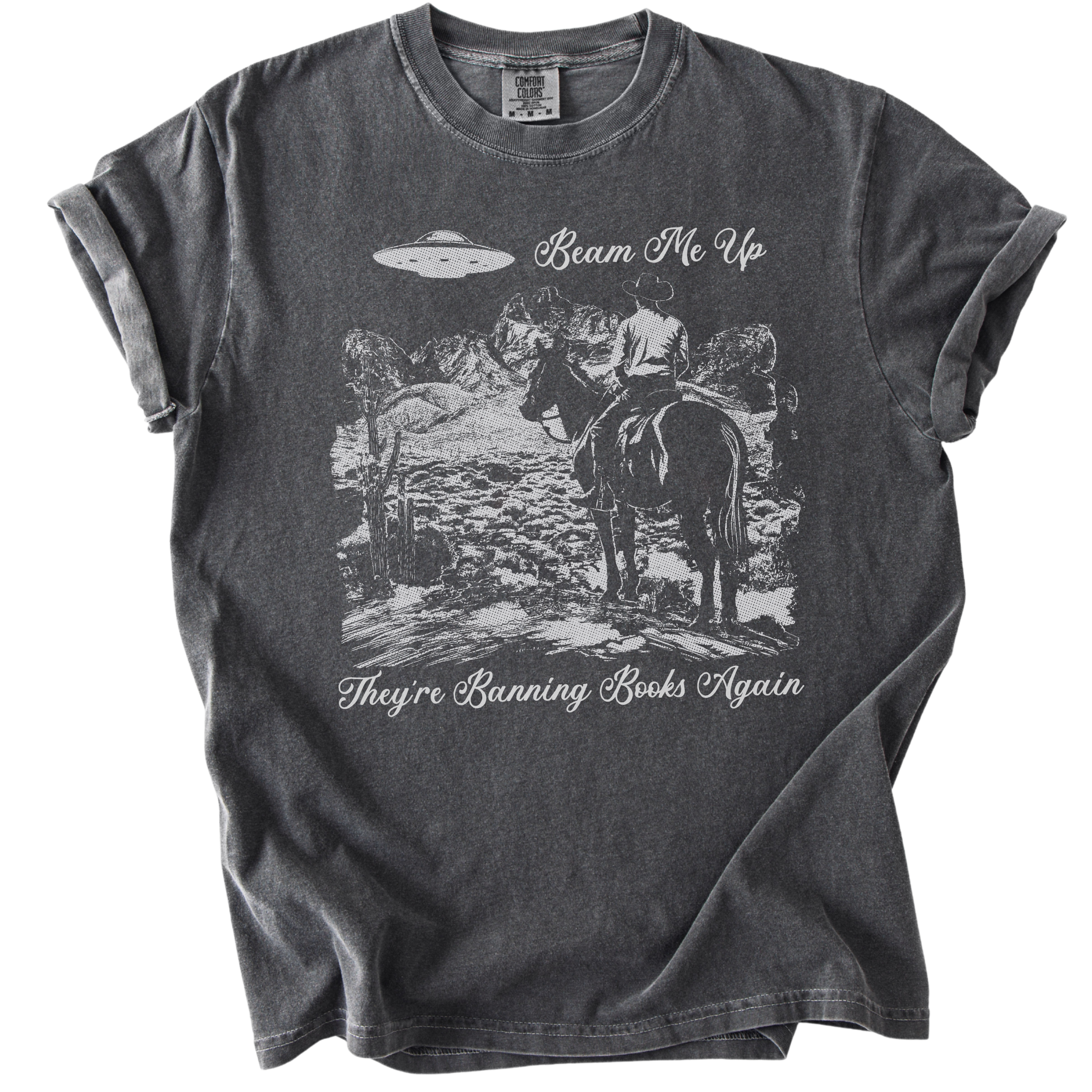 Beam Me Up They're Banning Books Again Tee