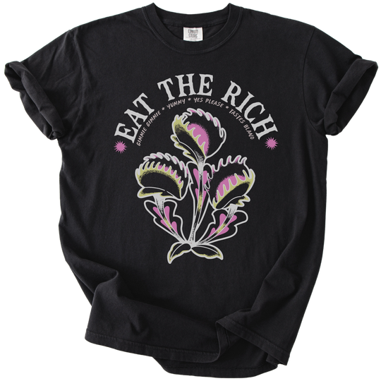 Eat The Rich Venus Fly Trap Tee