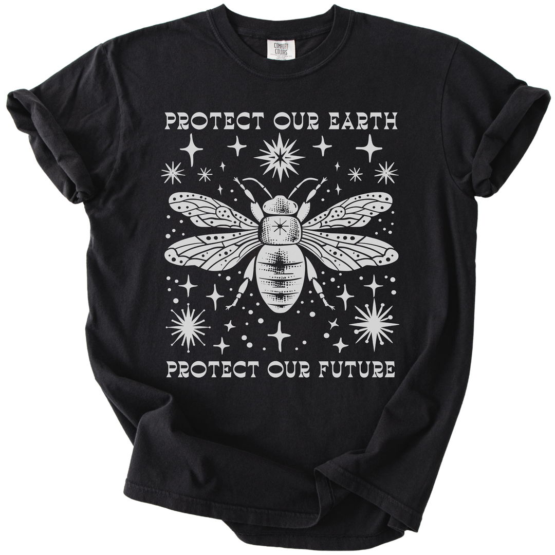 Protect Our Earth Protect Our Future Bee Tee