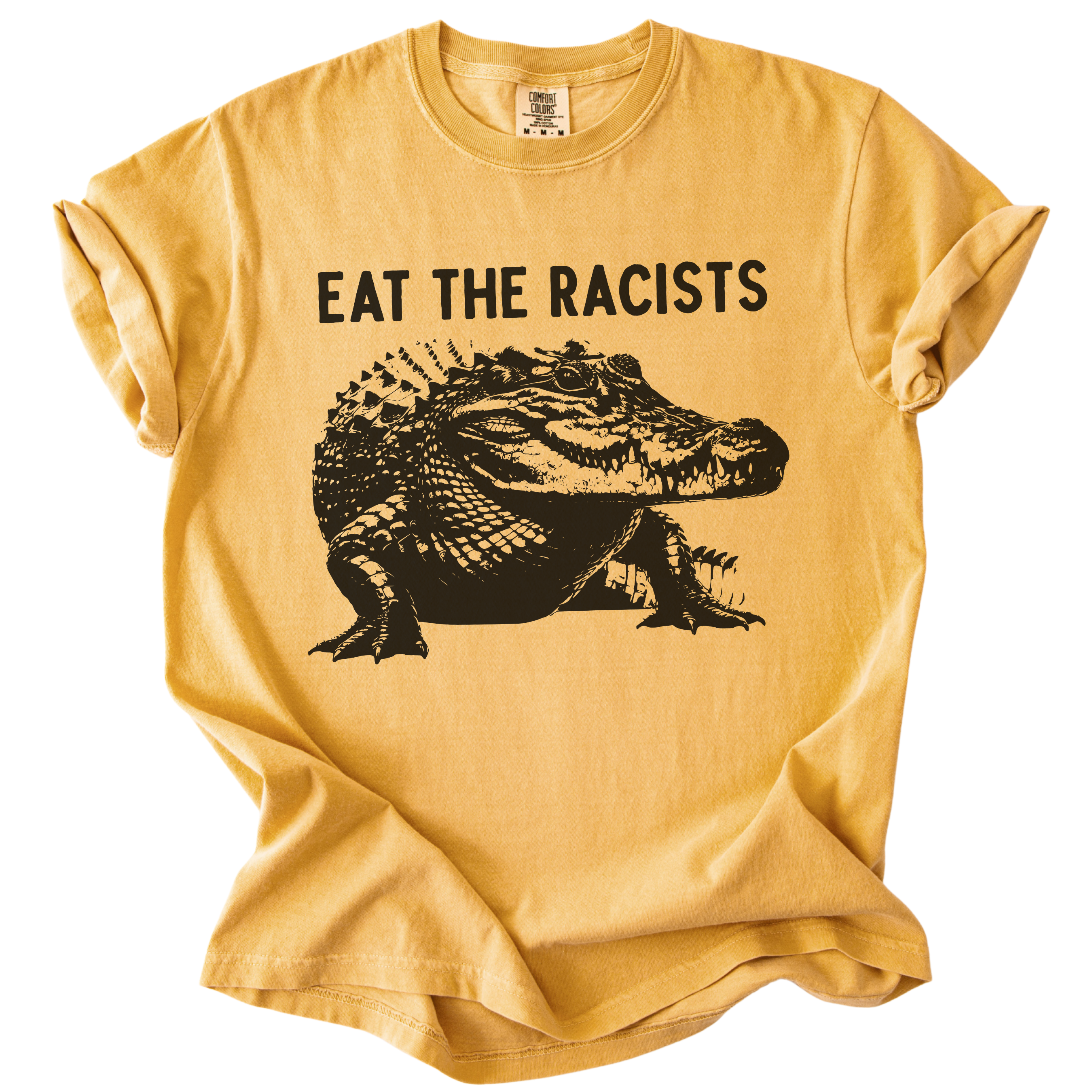 Eat The Racists Alligator Tee