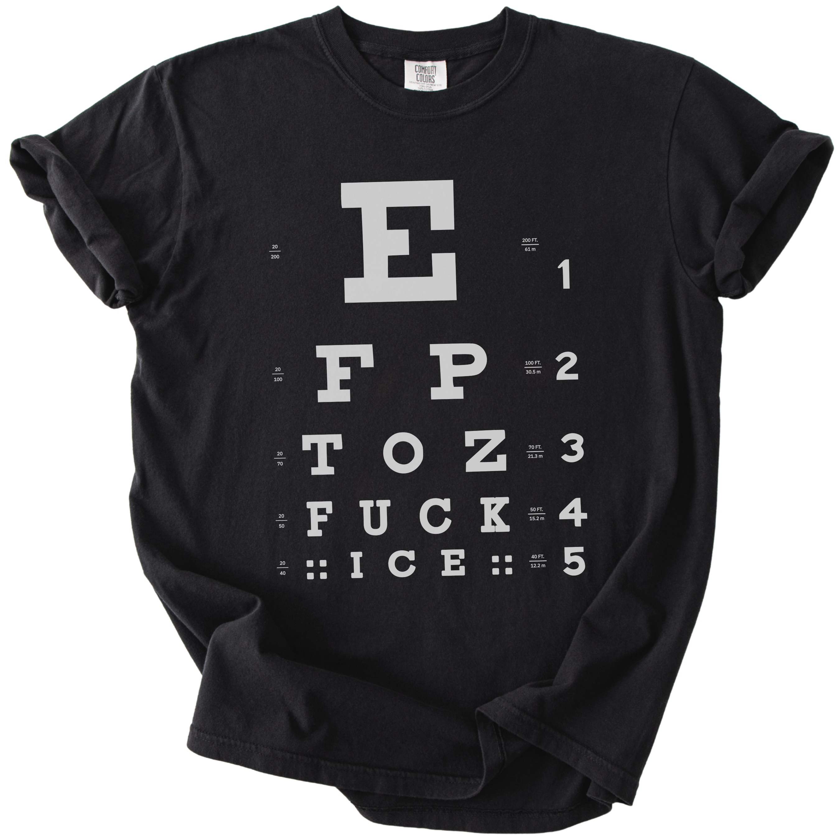 Eye Exam Subtle Fuck ICE Tee